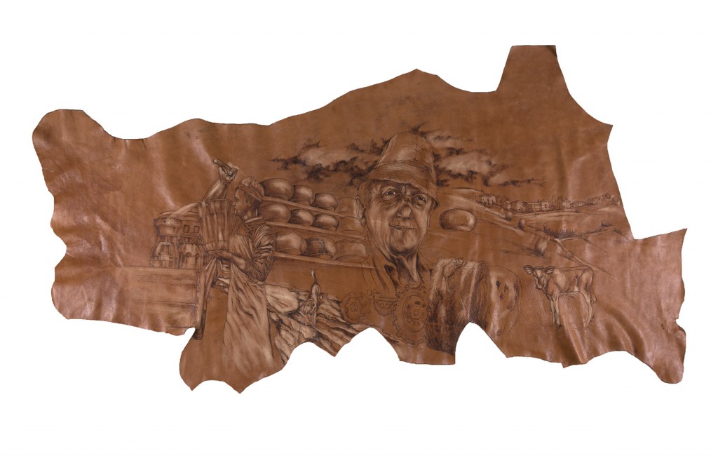 bruciature, pelle, carta vetrata, nero, fuoco daniele cabri, vitello,